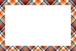 Rectangle borders and Frames vector. Border pattern geometric vintage frame design. Scottish tartan plaid fabric texture. Template for gift card, collage, scrapbook or photo album and portrait. vector