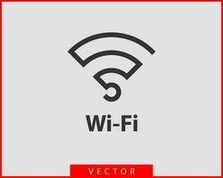 Free wi fi icon. Connection zone wifi vector symbol. Radio waves signal.