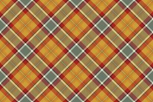 vector de patrón de cuadros sin costuras de tartán escocia. tela de fondo retro. textura geométrica cuadrada de color de verificación vintage.