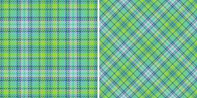 Plaid fabric textile. Tartan background check. Pattern texture seamless vector. vector