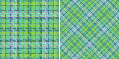 Plaid fabric textile. Tartan background check. Pattern texture seamless vector. vector