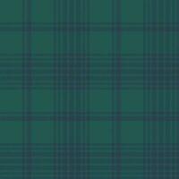 Plaid seamless pattern in blue. Check fabric texture. Vector textile print.