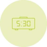 Digital Clock Vector Icon