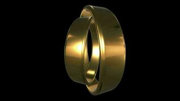 3d Boda anillos animaciones video