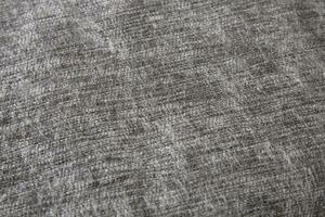 Black and white wool fabric texture photo