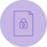 Secure Document Vector Icon