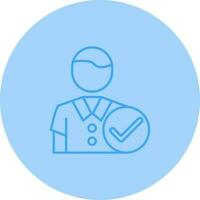 Man Accept Vector Icon