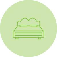 Double Bed Vector Icon