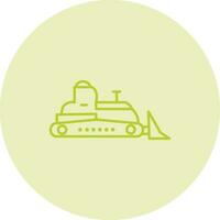 Bulldozer Vector Icon