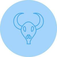 Bull Horns Vector Icon