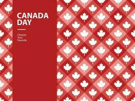 canada day country event pattern flag peace background national element vector holiday july poster