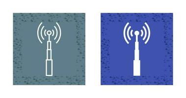 icono de vector de torre de telecomunicaciones