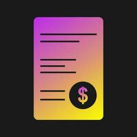 Invoices Vector Icon