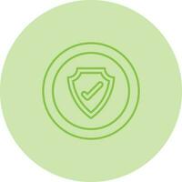 icono de vector de token de seguridad