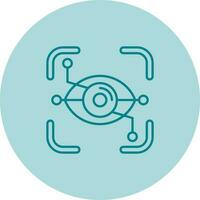 Eye Recognition Vector Icon