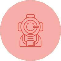 Diving Helmet Vector Icon