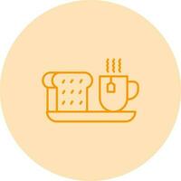 icono de vector de desayuno