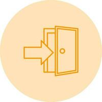 Exit Door Vector Icon