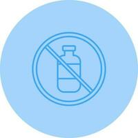 No Liquids Vector Icon