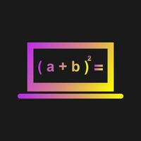 Online Formula Vector Icon