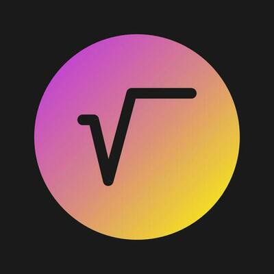 Square Root Symbol Vector Icon