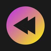 Previous Track Vector Icon