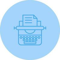 Typewriter Vector Icon