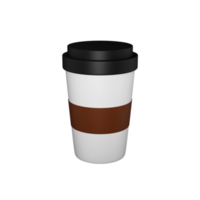 3d disponibel kaffe kopp. png