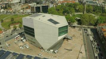 porto casa de música aéreo Portugal hd video