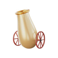 3D Style Golden Cannon. png