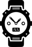 Clock icon symbol design image. Illustration of the alarm watch time isolated vector image. EPS 10