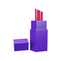 3d rendere di rossetto elemento png