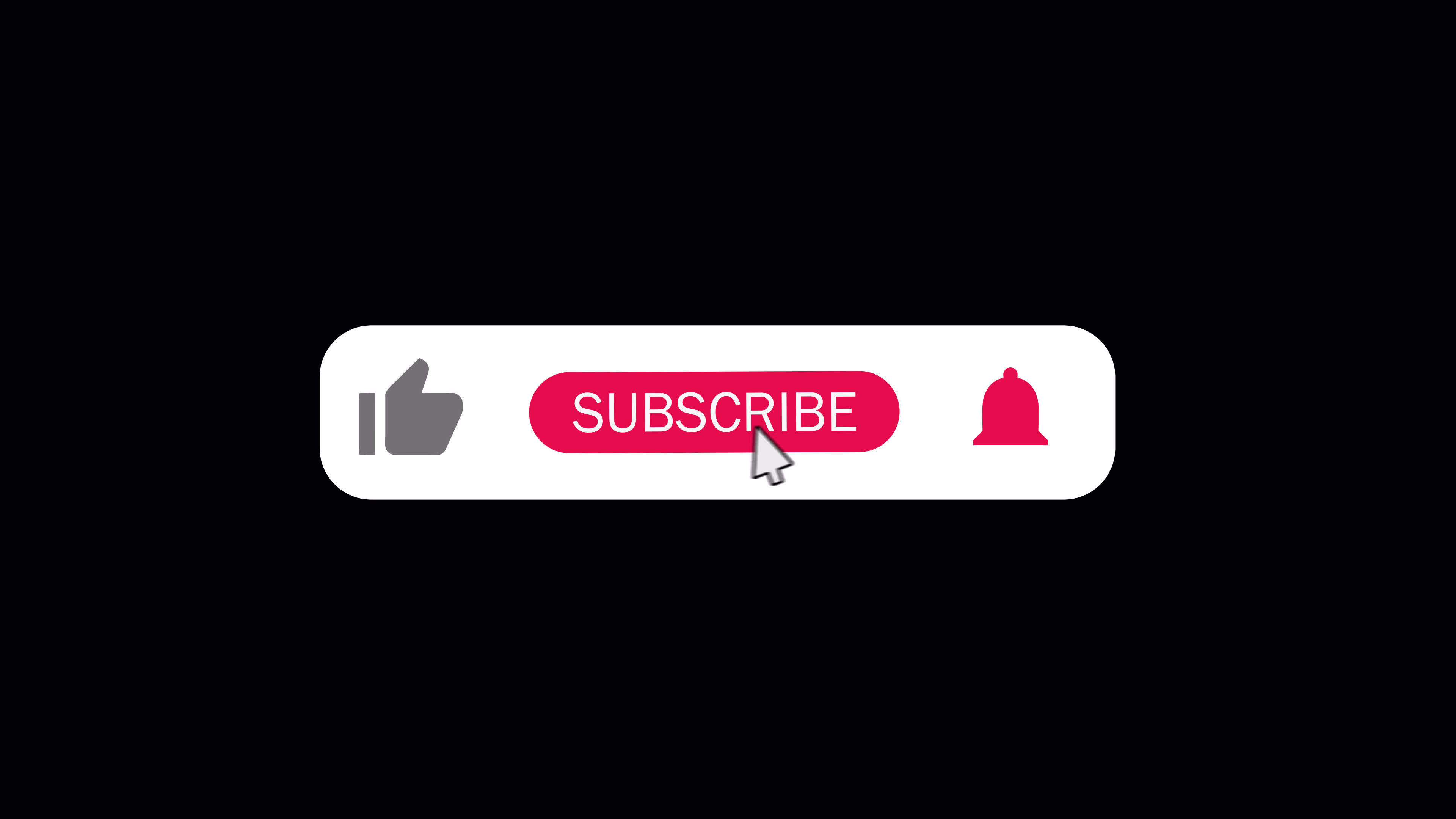 Dynamic YouTube Subscribe Button Animation 23751500 Stock Video at Vecteezy