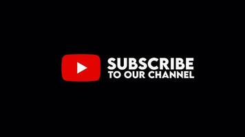 Premium YouTube Subscribe Animation video