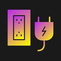 Plug and Socket Vector Icon