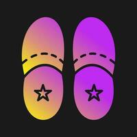 Slippers Vector Icon