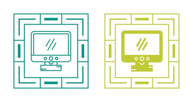 Computer Vector Icon