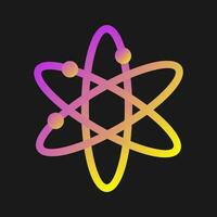 Atomic Structure Vector Icon