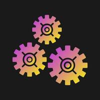 Multiple Cogwheels Vector Icon