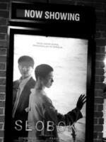 bekasi, Indonesia en julio 2022. un película teatro póster presentando el película seobok foto