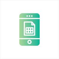 sheet in flat design style vector