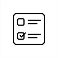 checkbox in flat design style vector