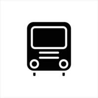 bus in flat design style vector