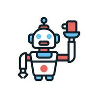 Personal Robot icon in vector. Illustration vector