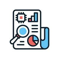 Predictive Analytics icon in vector. Illustration vector