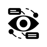 Computer Vision icon in vector. Illustration vector
