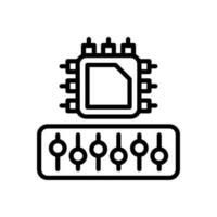 Intelligent Control icon in vector. Illustration vector