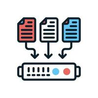 Data Collection icon in vector. Illustration vector