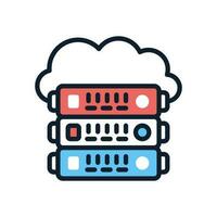 Cloud Computing icon in vector. Illustration vector
