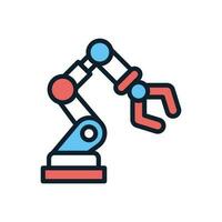 Robotic Arm icon in vector. Illustration vector